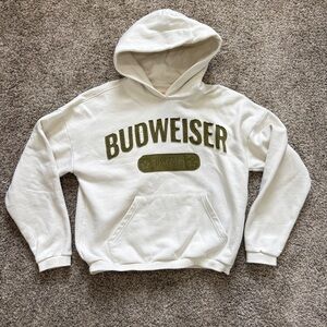 PacSun White Budweiser Hoodie